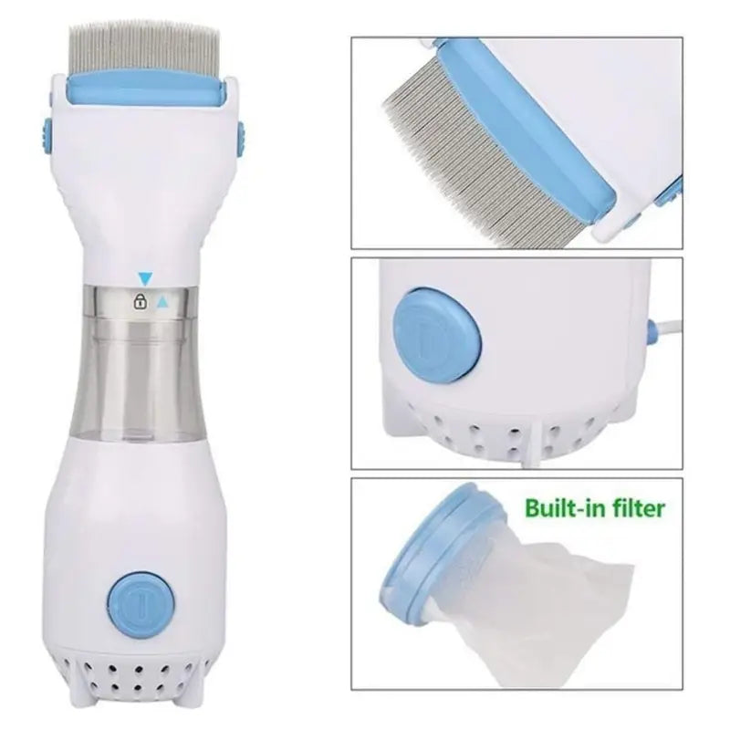 Peine Electrico Para Piojos y Pulgas