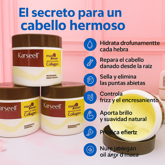 Mascarilla Karseell Tratamiento Capilar con Colágeno