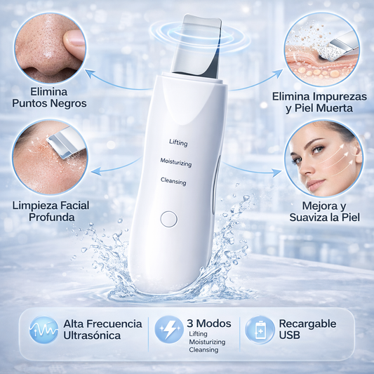 PALETA ULTRASONICA PARA ROSTRO - PREMIUM